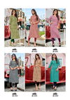 Kanika Adda Latest Designer Office Wear Straight Cut Kurtis Collection With Embroidery Work