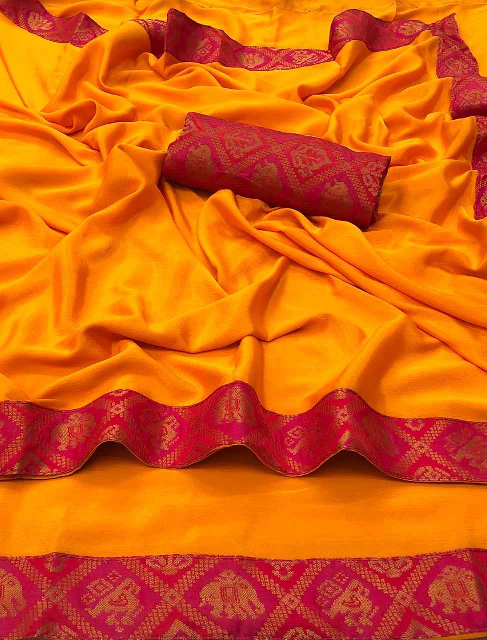Anarika 20 Latest Fancy Festive Wear Printed Blouse Designer Soft Silk Saree Collection
