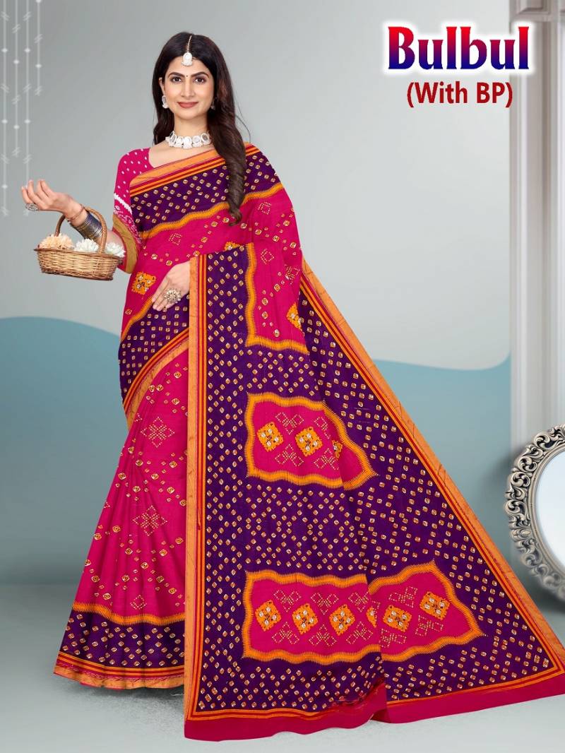 Bulbul 1 Festive Wear Cotton Printed Saree Online Wholesale