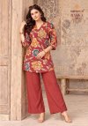 Rasika Vol 3 By Suryajyoti Vertican Kurti With Bottom