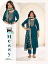 Messy By Blue Hills Rayon Silk Kurti With Bottom Dupatta Exporters In India

