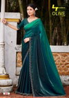 Olive Vol 6 By LT Nc Malai Silk Wholesale Party Wear Saree Suppliers In Mumbai

