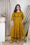 Naisha K 610 Cotton With Fancy Work Kurti With Pant Exporters In India