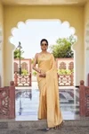 Afs Vritika Pure Georgette Banarasi Zari Leheriya Saree