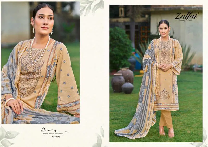 Gulnaaz Vol 3 By Zulfat Cotton Printed Dress Material Wholesalers In Delhi