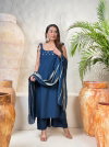 Naisha K 145 Vol 2 Gadwal Kurti Bottom With Dupatta Wholesale Clothing Distributors In India