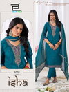 Isha By Blue Hills Rayon Fancy Kurtis With Bottom Dupatta Wholesale Price In Surat