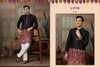 Rajwadi Raas Vol 3 by Shubhvastra Cotton Silk Online Navratri Mens Kurta Wholesale