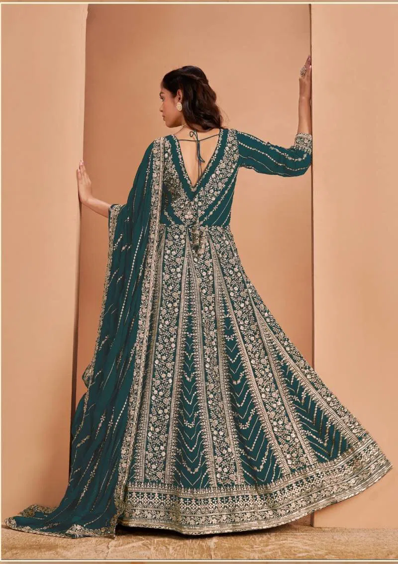 Hit 213 A To D Designer Embroidered Salwar Suits Wholesale Market In Surat With Price