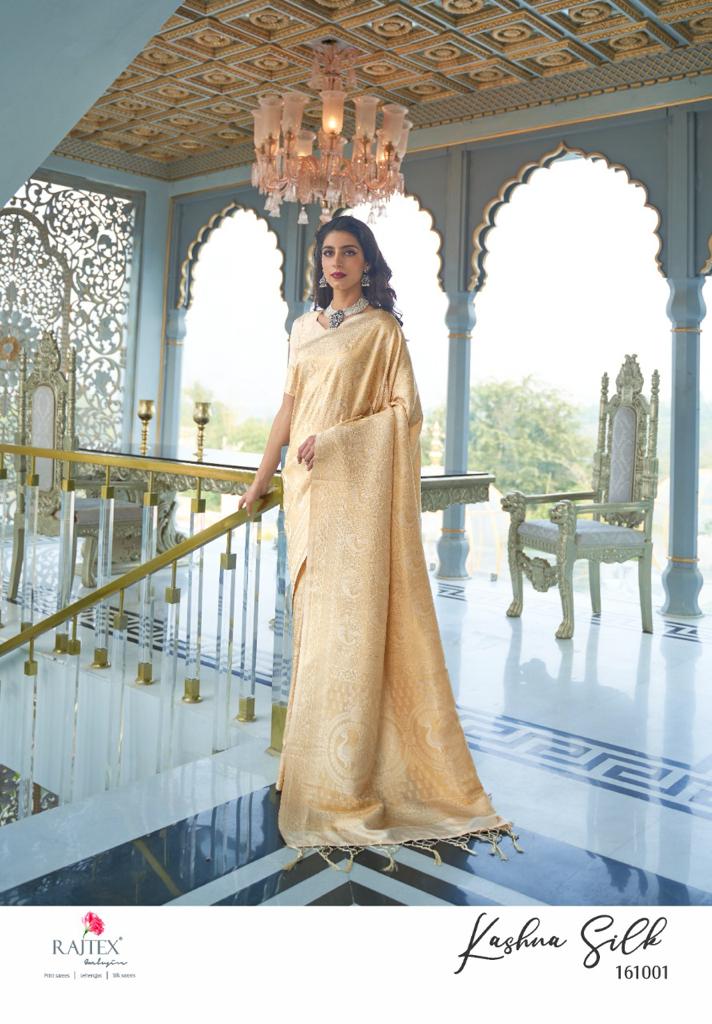 Rajtex Kashna Latest Designer Party Wear Soft silk weaving Saree Collection