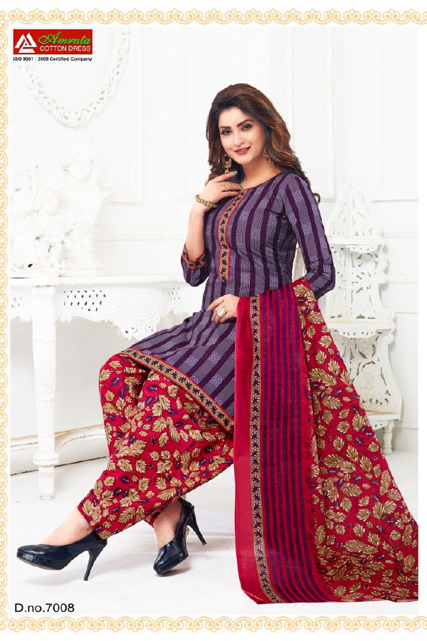 Amruta Patiyala House 7 New Latest Designer Printed Cotton Dress Material Collection 