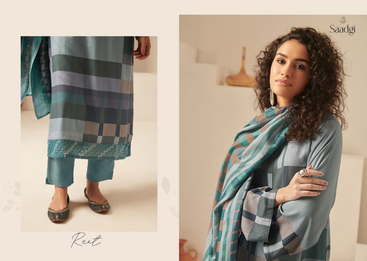 Reet By Saadgi Digital Printed Salwar Kameez Catalog