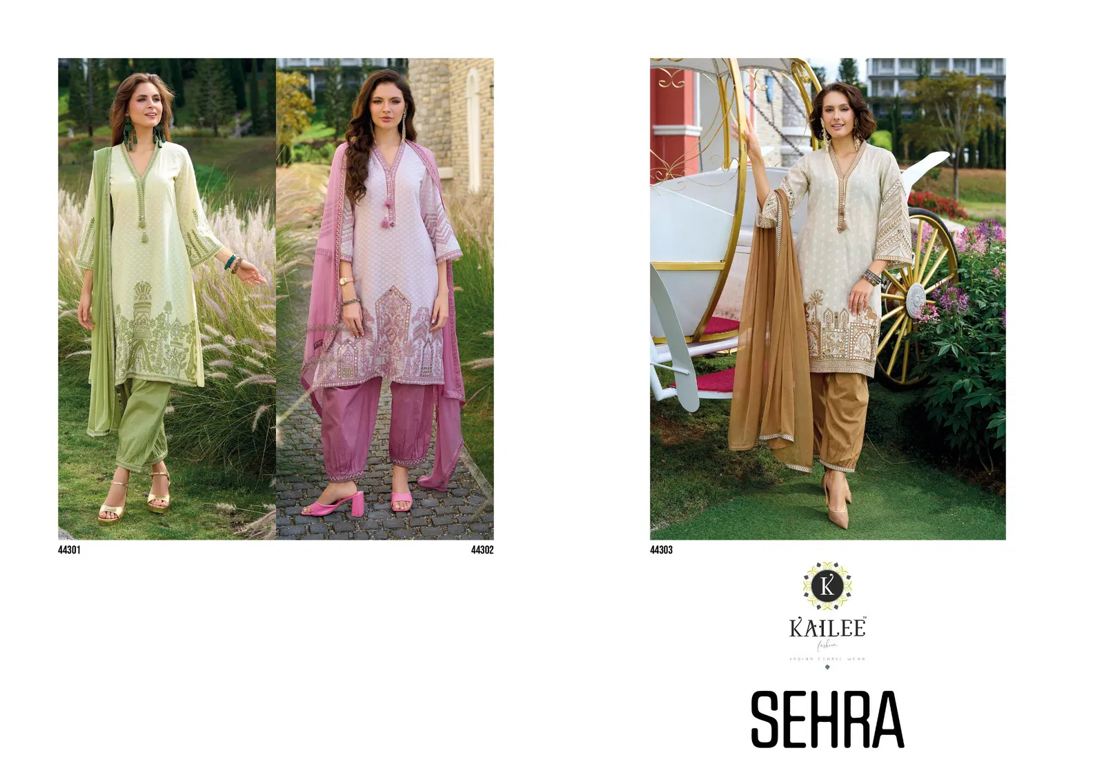 Sehra By Kailee Cotton Kurti With Bottom Dupatta Wholesale Shop In Surat