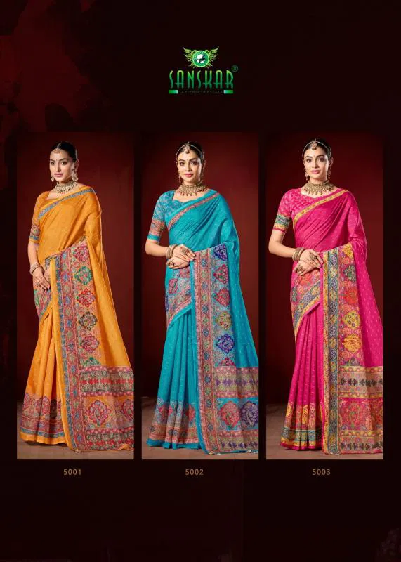 Alankarana Vol 2 By Sanskar Cotton Wedding Wear Saree Exporters In India