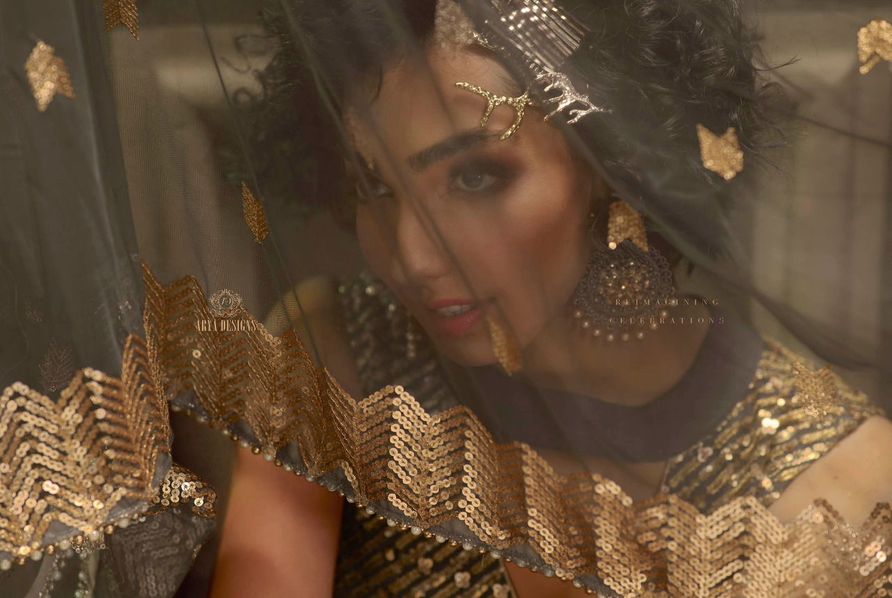 Arya Noorani Saga 2 Wedding Designer Heavy Work Georgette Top With Dull Santoon Inner Net Bottom With Four Sided Bordered Dupatta Collection