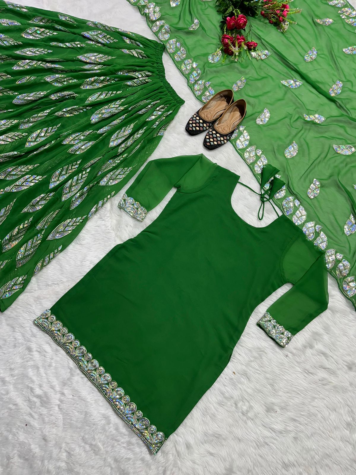 Code 339 Faux Georgette Wholesale Sharara Suit Suppliers in Mumbai