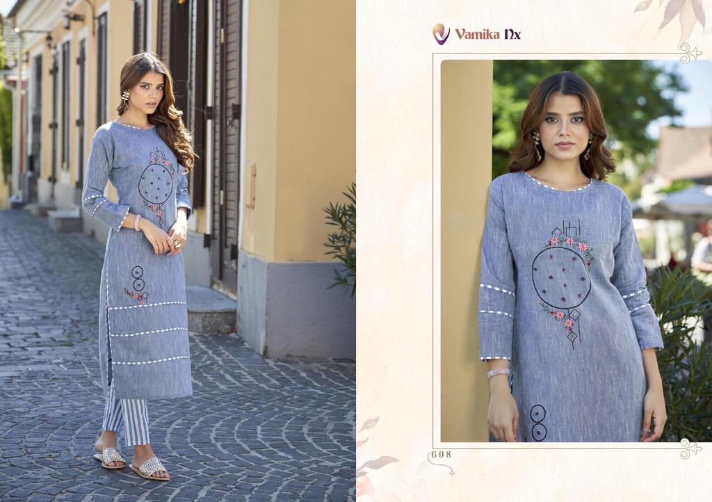 Vamika Apsara 2 Nx Exclusive Ethnic Wear Designer Latest Kurti With Bottom Collection
