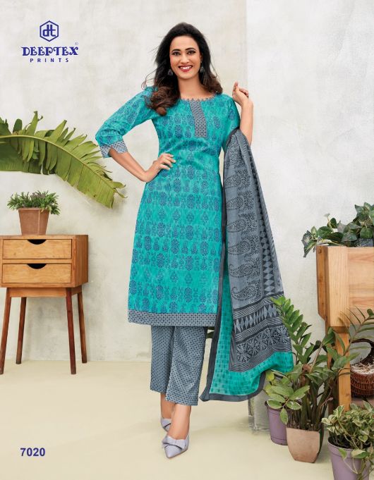 Deeptex Miss India 70 Casual Daily Wear Cotton Printed Dress Material Collection