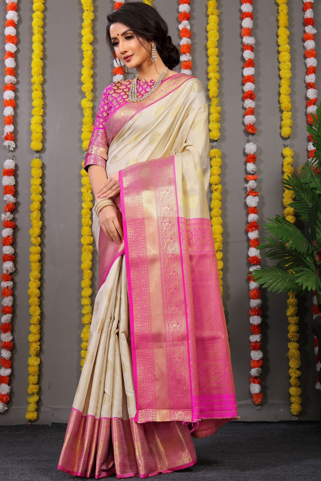 MS New Gola Tissue Kanchipuram Silk Designer Sarees Catalog