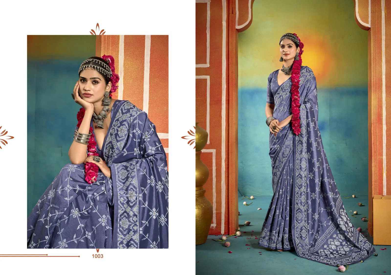 Sarangi By Shubh Shree Velvet Tusser Silk Saree Wholesale Market In Surat 