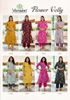 Flower Velly Vol 1 By Vaniska Aline Cut Surat Kurti With Bottom Wholesale Market