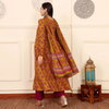 Dhruvi 308 Viscose Printed Flared Kurti With Bottom Dupatta Exporters In India