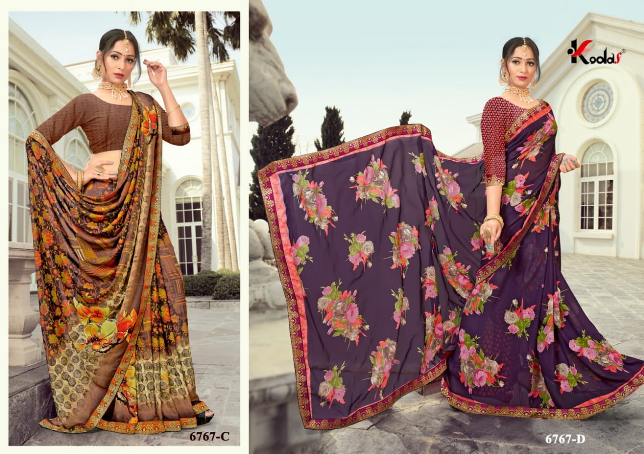 Aradhna 27 Latest Fancy Casual Regular Wear Rennial Printed Sarees Collection
