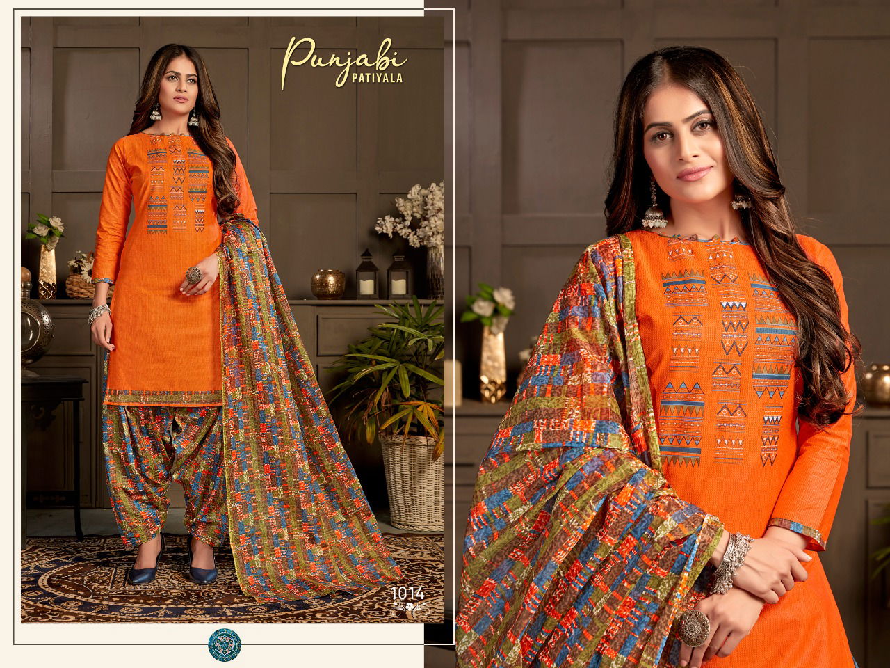 Ganesha Punjabi Patiyala 1 Latest Collection Of Ready Made Daily Wear Printed Cotton Salwar Kameez 