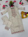 KF 4078 Kalaai Viscose Jacquard Kurti With Bottom Dupatta Exporters In India
