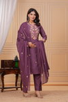 Naisha K 346 Cotton Embroidered Kurti With Pant And Dupatta Wholesale Price In Surat