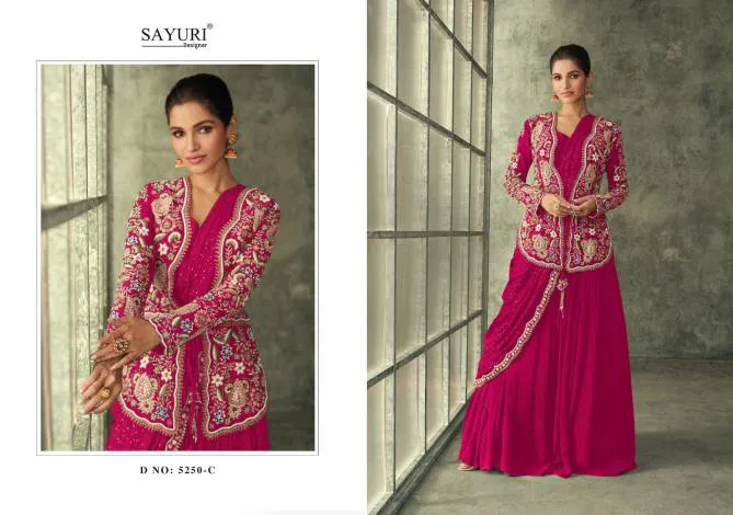 Sayuri Evergreen Special 5250 C Wedding Wear Designer Gown Wholesale Online