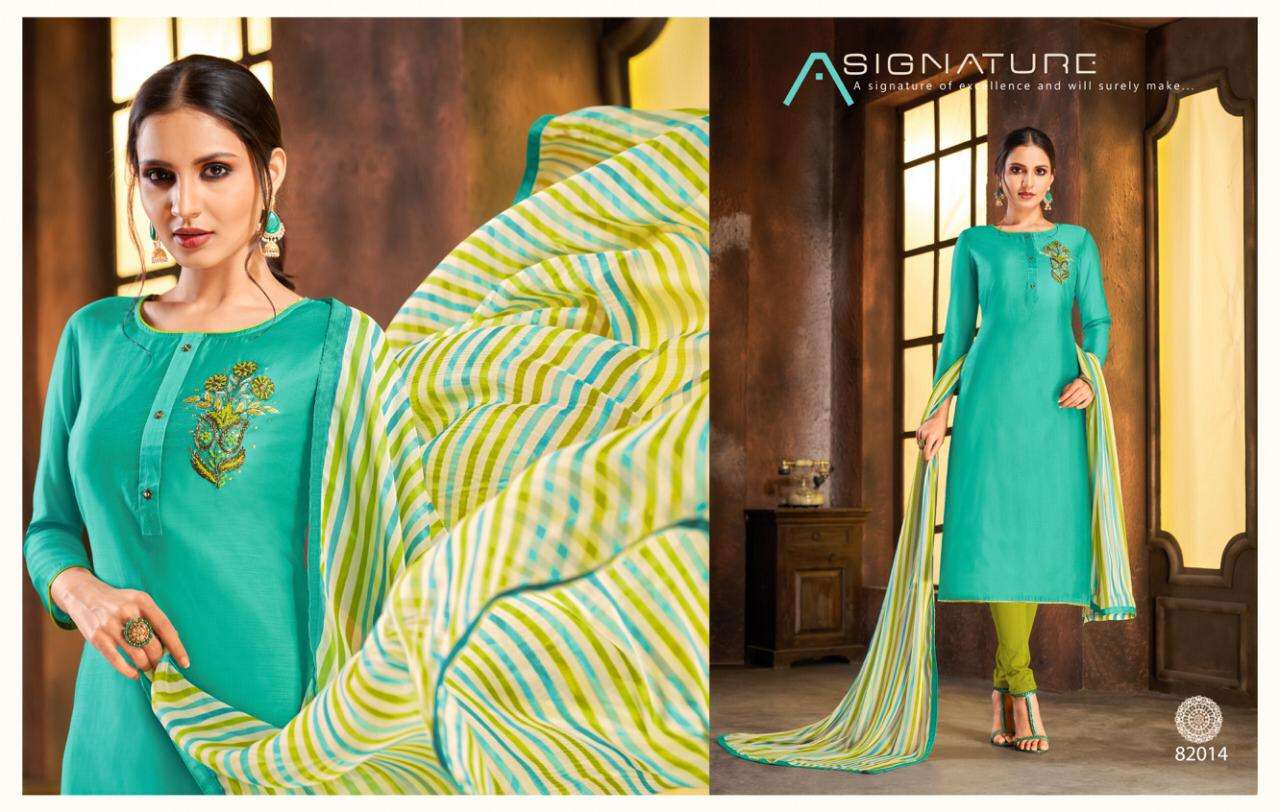 Kapil Spring Vol 5 Latest Designer Heavy Modal Cotton Hand Work Dress Material Collection With Chiffon Four Sided Lace Dupatta 