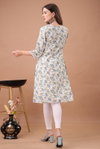 Fr Lace Border 1 Cotton Printed Office Wear Kurti Wholesale Shop In Surat
