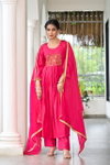 Gulzar By Ossm Viscos Roman Silk Kurti With Bottom Dupatta Exporters In India