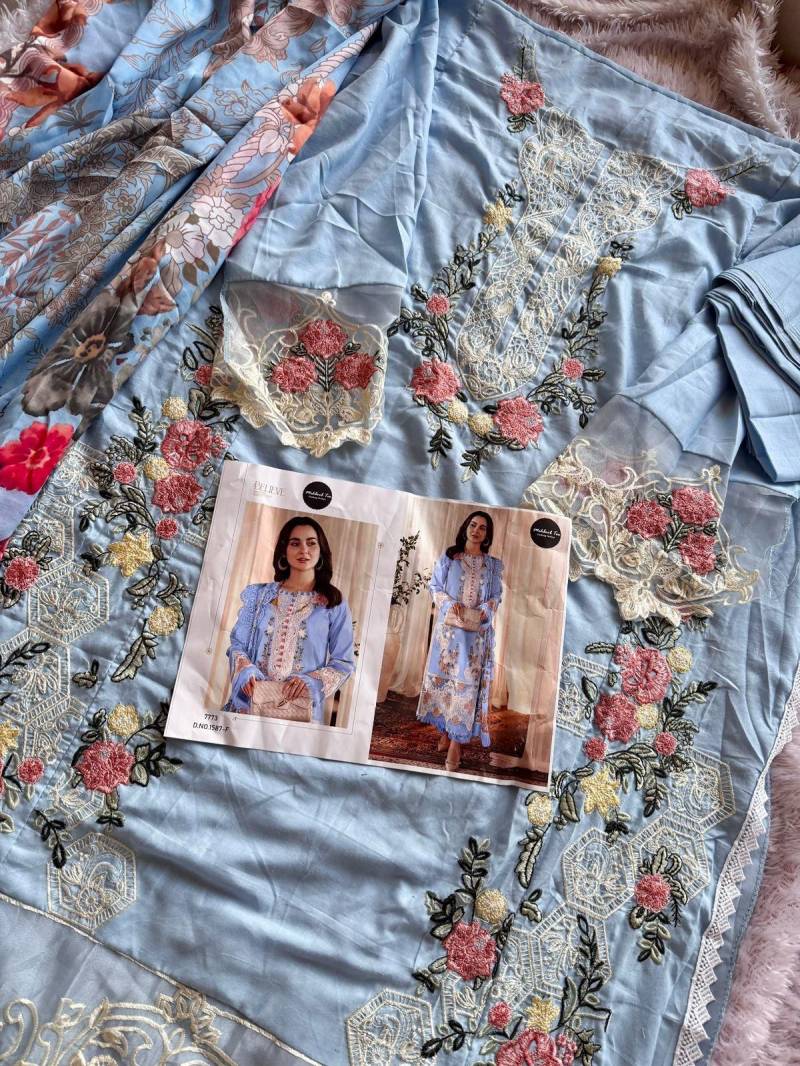 Mehboob Tex 1587 E And F Cotton Dupatta Pakistani Salwar Suits Wholesale Market In Surat With Price