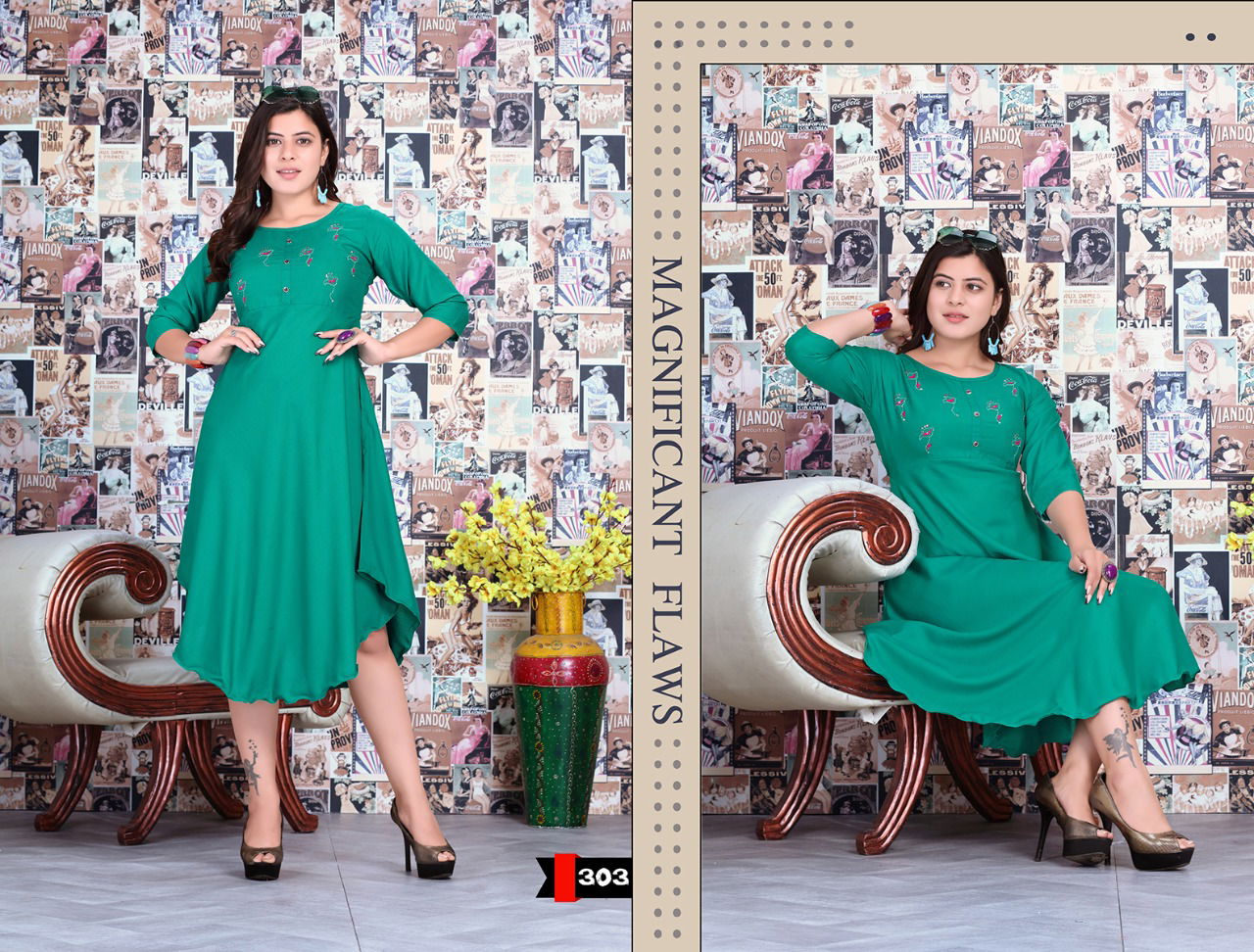 Trendy Favourite Latest Fancy Designer Festive Wear Heavy Rayon Designer Kurtis Collection

