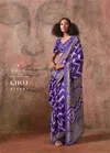 Khoj By Rajtex Ajrakh Print Satin Georgette Online Uniform Wear Saree Wholesale