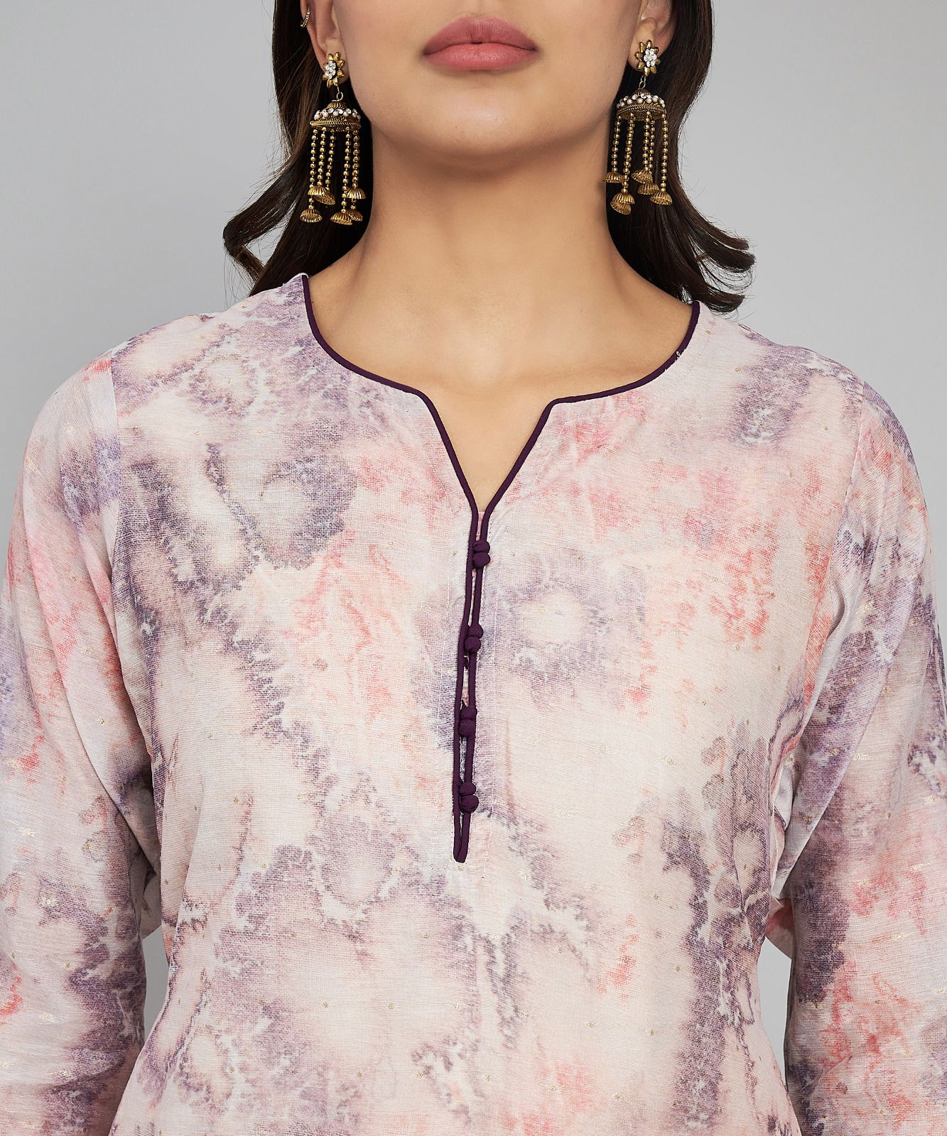 Label Khoj 9687 To 9691 Chanderi Printed kurti Wholesalers In Delhi