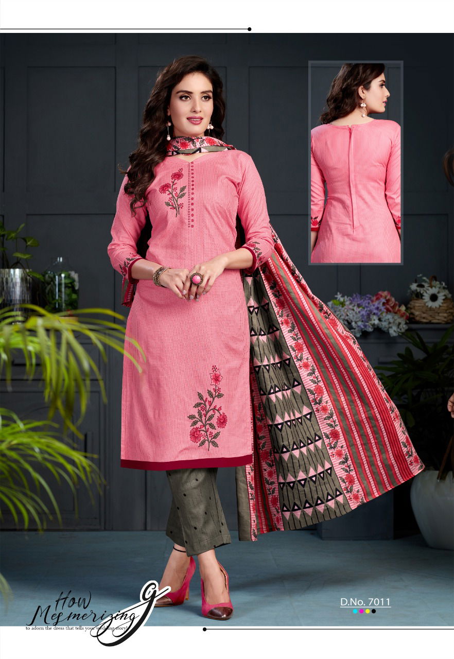 SC Laadki vol 7 Latest Designer Casual Wear Cotton Printed Dress Material Collection 