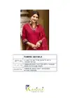 Kashmira By Karissa Bombay Cotton A Line Kurti With Bottom Dupatta Wholesale Online
