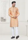 Outluk Wedding Collection Vol 138 Silk Wholesale Mens Kurta Pajama Manufacturers
