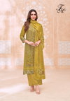 Rangrez By T&M Pure Silk Printed Embroidery Dress Material Suppliers In India