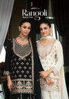 Rangoli Black And White By Eba Chinon Readymade Suit Wholesale Price In Surat