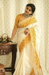 Mg 278 Cotton Gold Zari Patta Border Printed Saree Catalog