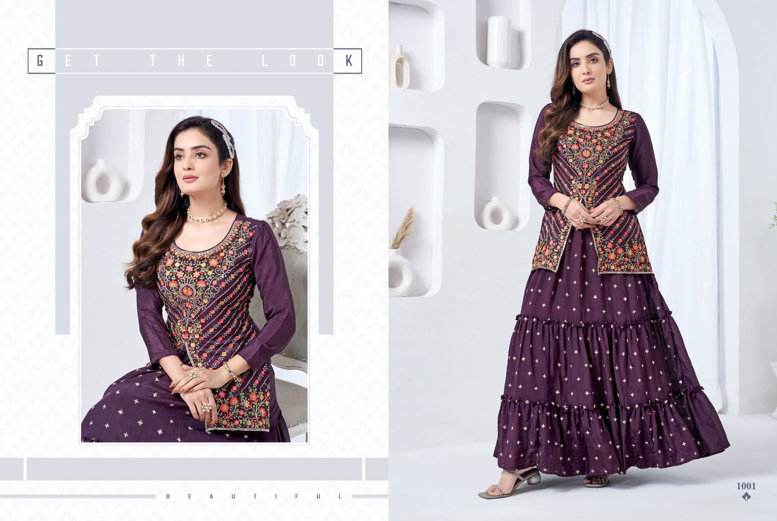 Pakh By Kf Party Wear One-Piece with Jacket Gown Catalog