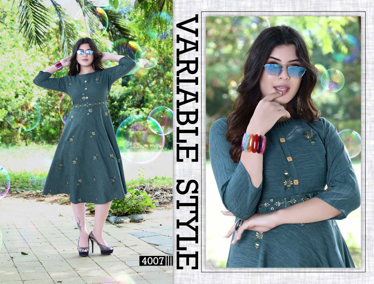 Trendy Orchid Ethnic Wear Fancy Designer Kurtis Collection
