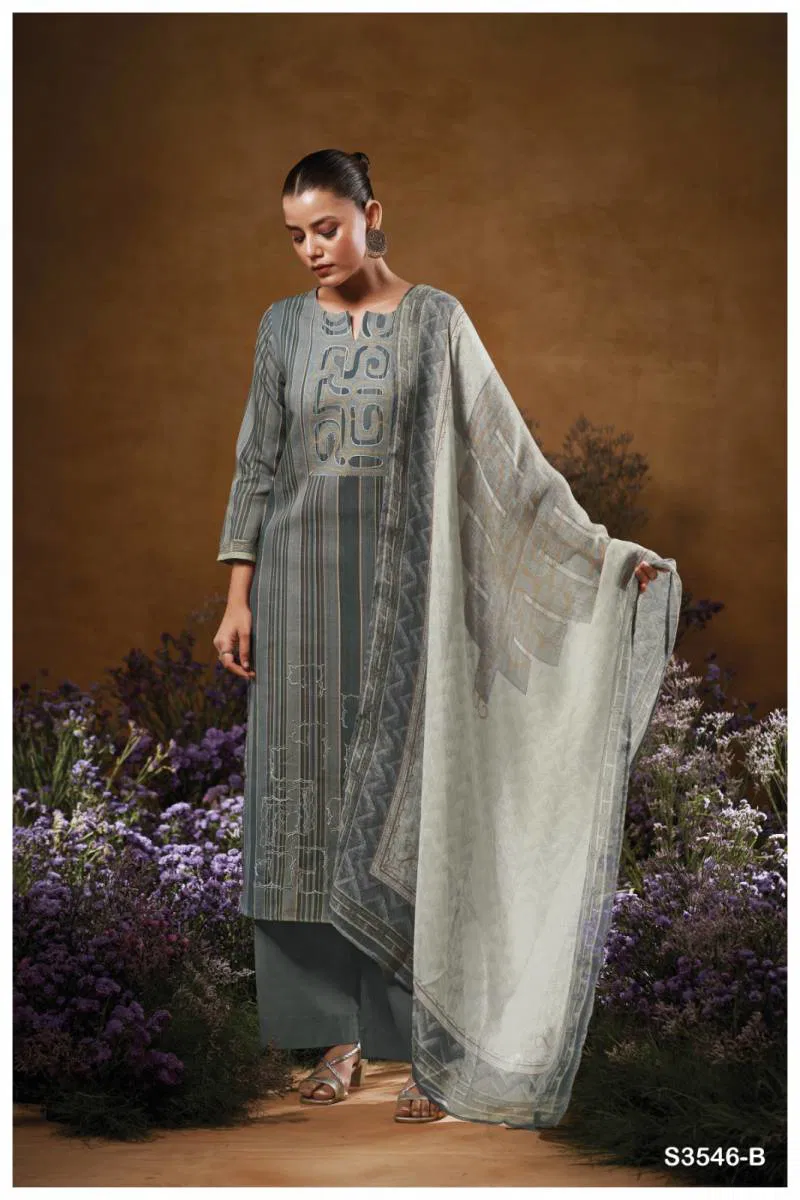 Tavia By Ganga Cotton Printed Embroidered Salwar Kameez Bulk Orders In India