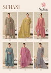 Suhani By Sudriti Talian Satin Printed Handwork Dress Material Exporters In India