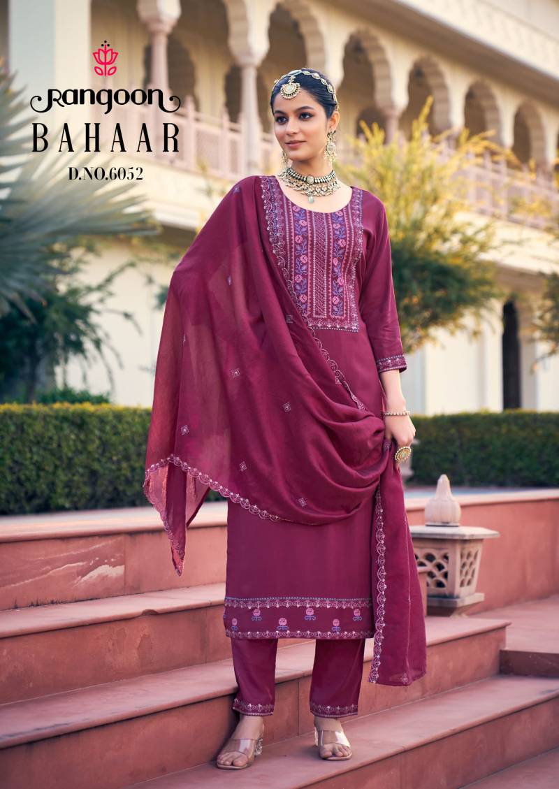 Bahaar By Rangoon Airjet Rayon Kurti Bottom With Dupatta Orders In India