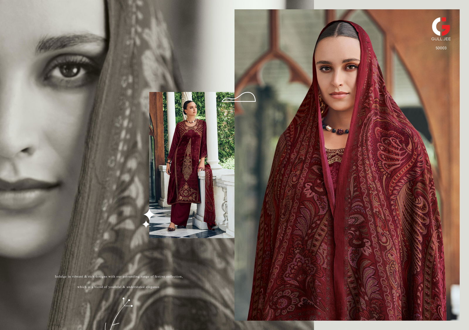 Alfaz By Gull Jee Winter Wear Viscose Velvet Salwar Kameez Wholesale Online